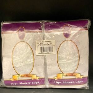 60 Disposable Shower Caps 10 per pack